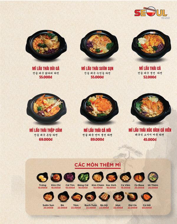 Menu SEOUL Phan Thiết-C63 Lê Duẩn trang 4