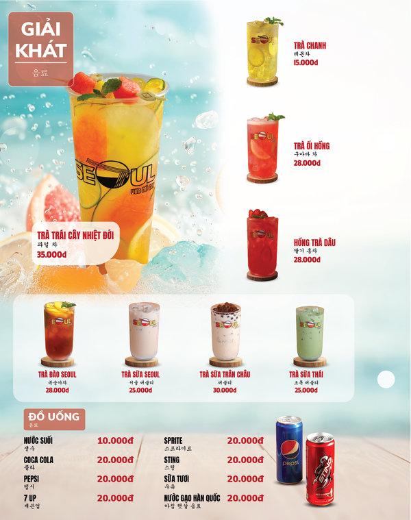 Menu SEOUL Phan Thiết-C63 Lê Duẩn trang 15