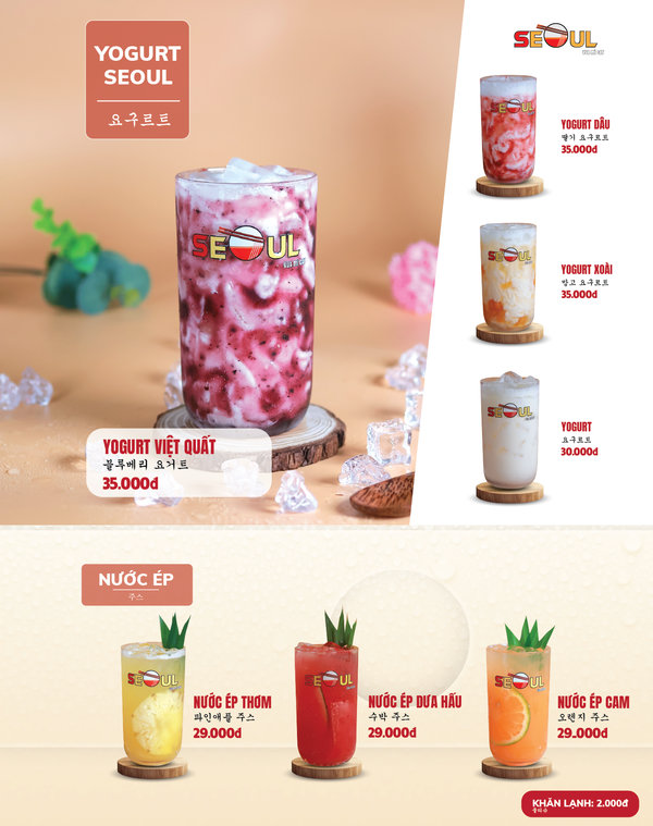 Menu SEOUL Phan Thiết-C63 Lê Duẩn trang 16