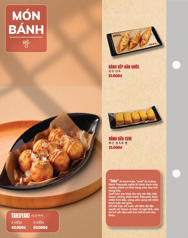 Menu SEOUL Cai Lậy trang 7