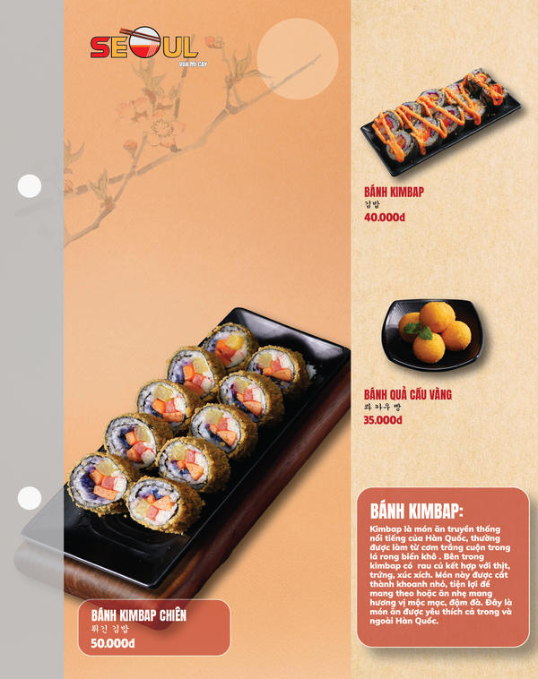 Menu SEOUL Cai Lậy trang 8