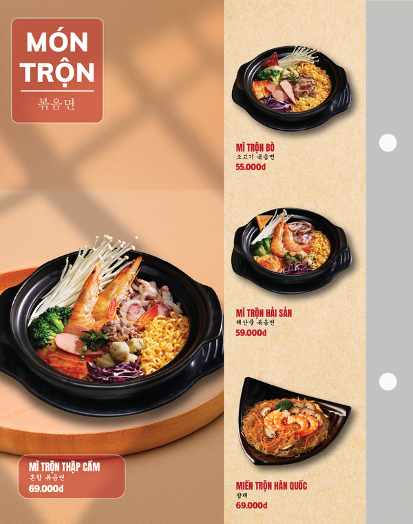 Menu SEOUL Cai Lậy trang 9
