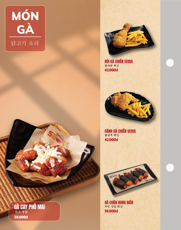 Menu SEOUL Cai Lậy trang 11