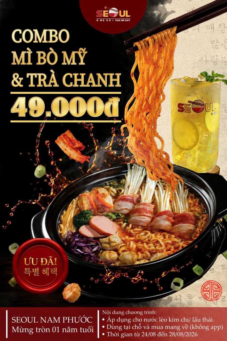 Ưu đãi tri ân mừng SEOUL 01 tuổi! – SEOUL NAM PHƯỚC