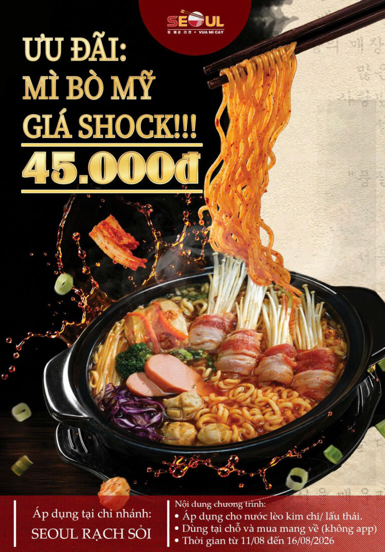 Deal Mì Cay – Ngon mê say! – SEOUL RẠCH SỎI