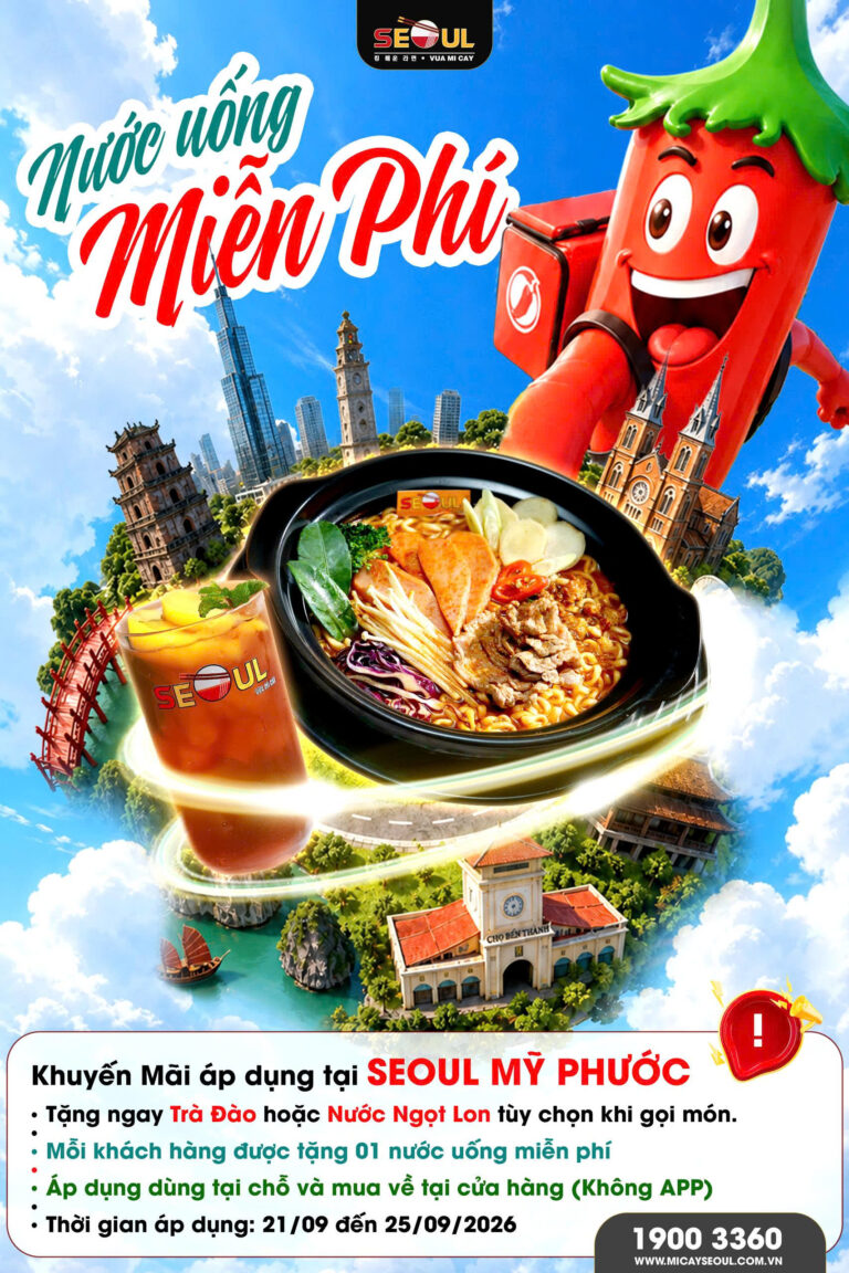 Tưng bừng ưu đãi – vui Tết Đoàn viên! – SEOUL MỸ PHƯỚC 1
