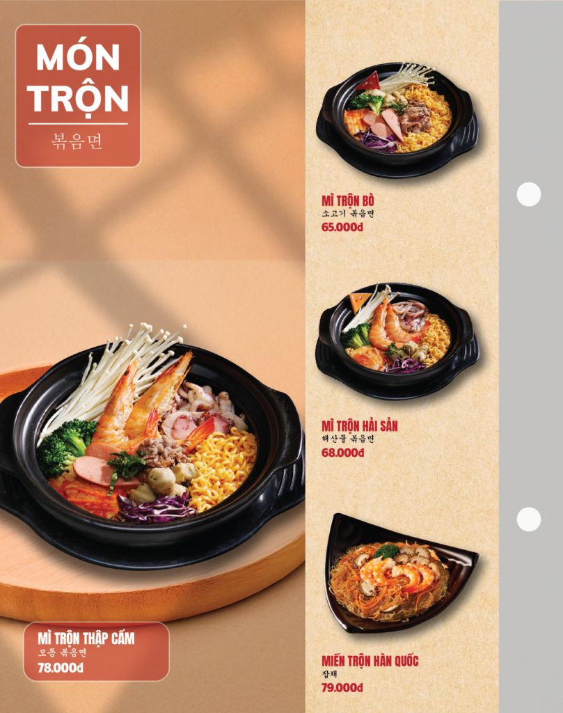 Menu SEOUL Chu Văn An trang 9