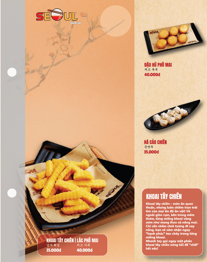 Menu SEOUL Nguyễn Tri Phương (Đà Nẵng) trang 16