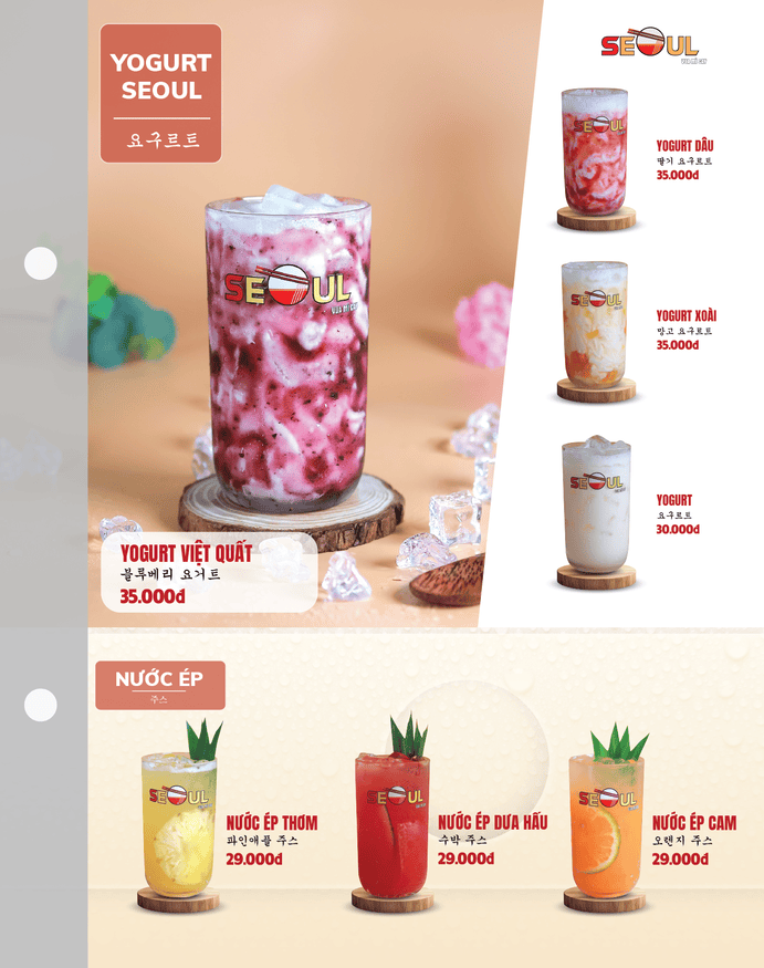 Menu SEOUL Nguyễn Tri Phương (Đà Nẵng) trang 18