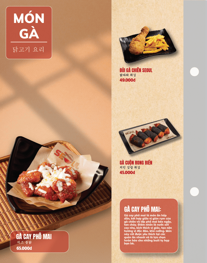 Menu SEOUL Long Khánh trang 11