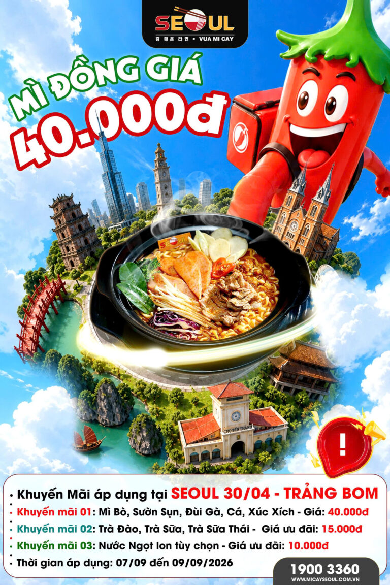 Năm học mới – deal phơi phới! – SEOUL 30 THÁNG 4