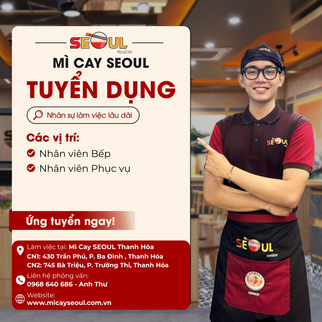 SEOUL THANH HÓA TUYỂN DỤNG