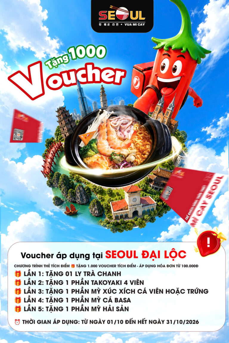 Tháng 10 rộn ràng – ưu đãi ngập tràn! SEOUL ĐẠI LỘC