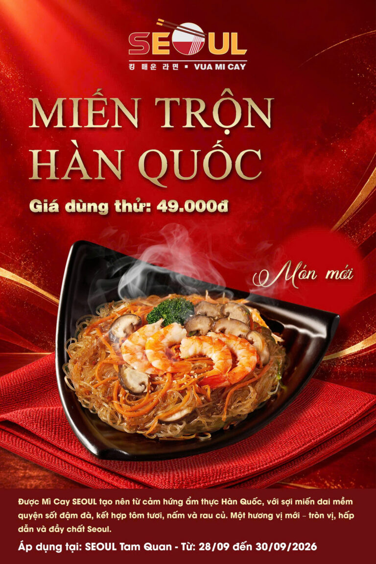 Sự kiện ra mắt món mới tại SEOUL Tam Quan!