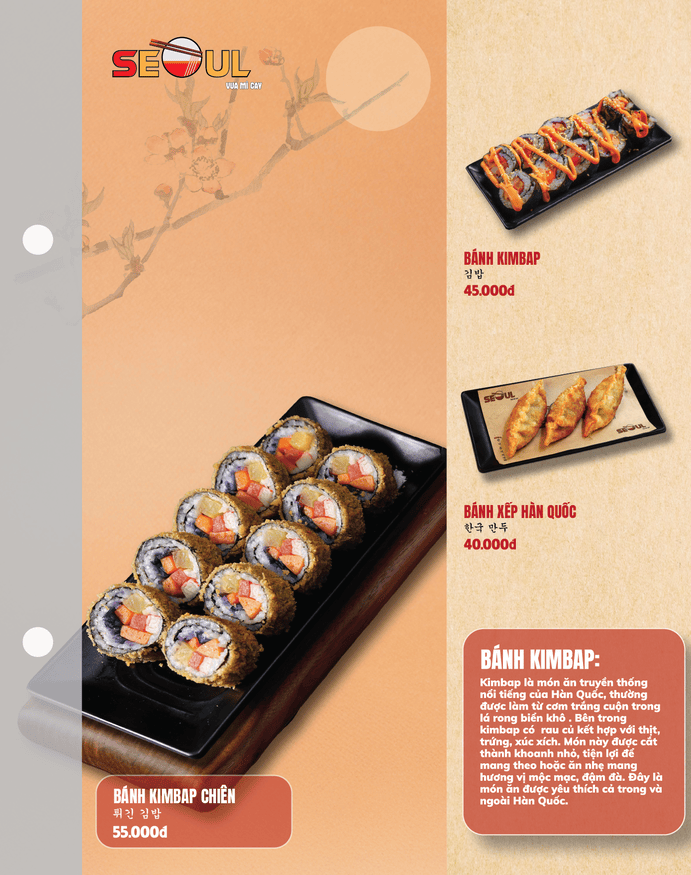 Menu SEOUL Tân Túc trang 8