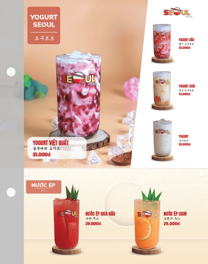 Menu SEOUL Tân Túc trang 16