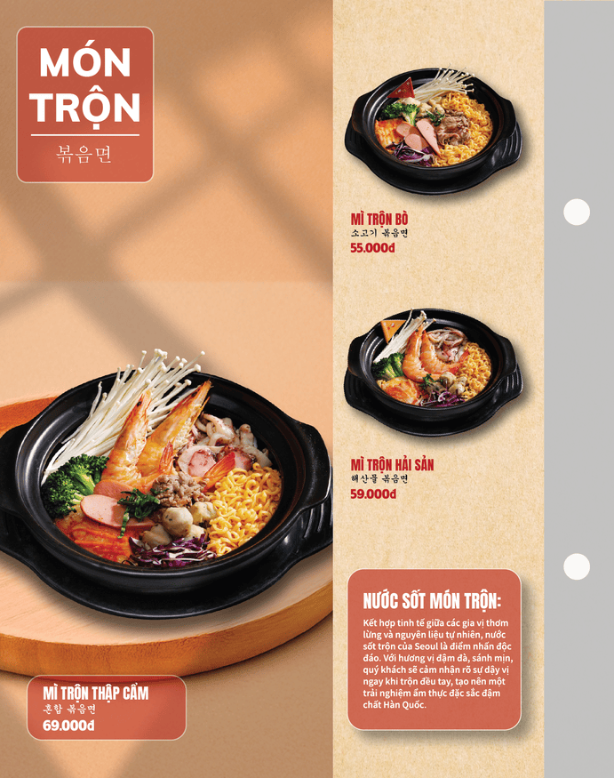 Menu SEOUL Lagi trang 9