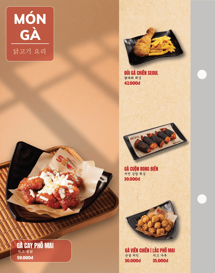 Menu SEOUL Suối Nghệ trang 11