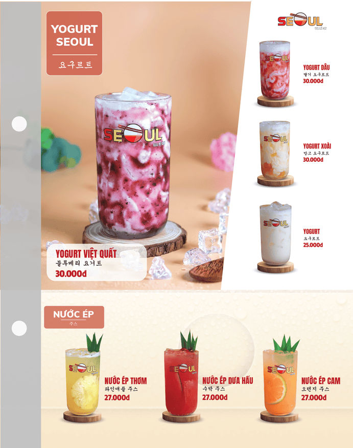 Menu SEOUL Suối Nghệ trang 16