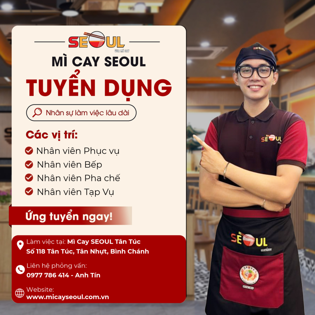 SEOUL TÂN TÚC TUYỂN DỤNG