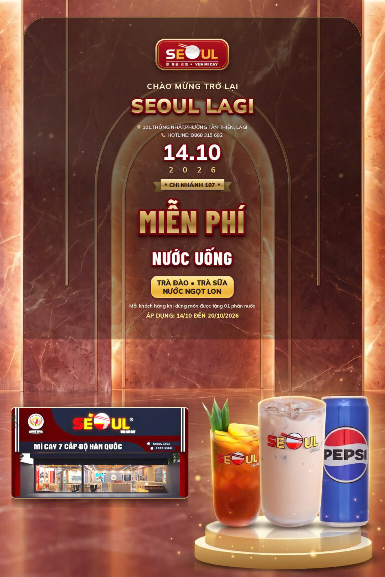 Diện mạo mới – Ưu đãi tới! – SEOUL LAGI